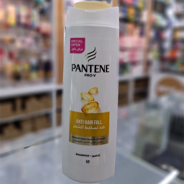 شامپو پنتن ضد زیرش مو اورجینال زرد 400 میل عربی | PANTENE PRO-V ANTI HAIR FALL Shampoo